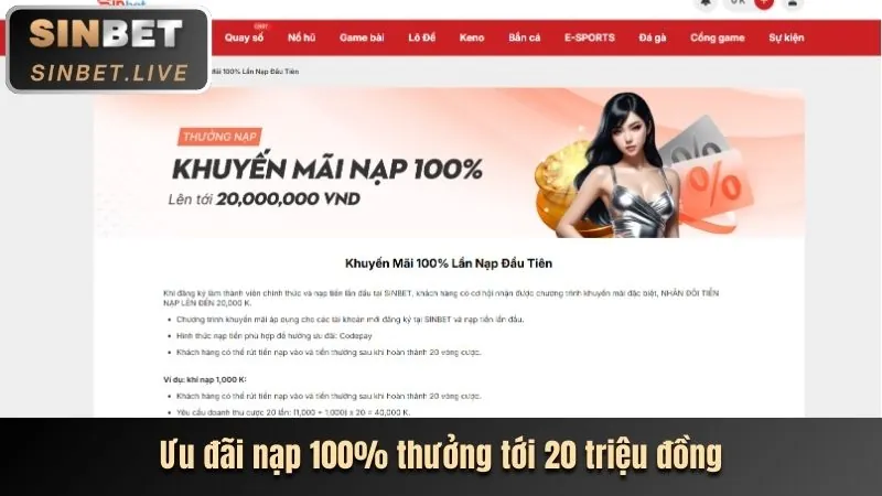 Khuyến mãi chào mừng thành viên mới vin55 nhà cái